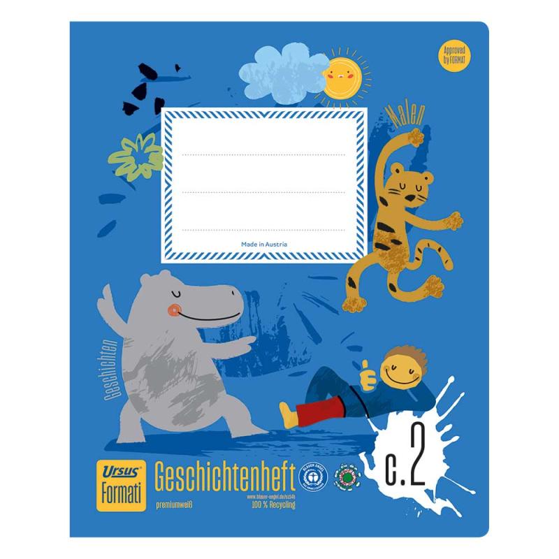 Creativheft-Quart-20-Blatt-liniert-URSUS-Formati-C2.