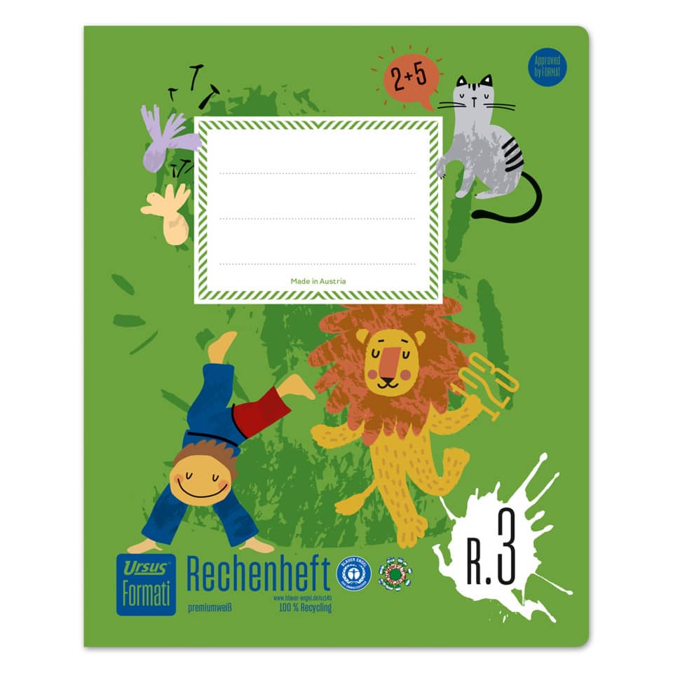 Rechenheft-Quart-20-Blatt-kariert-URSUS-Formati-R3.