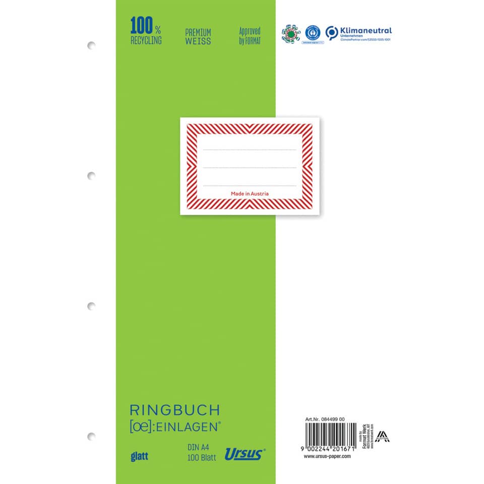 Ringbucheinlage-A4-100-Blatt-glatt-ohne-Rahmen.