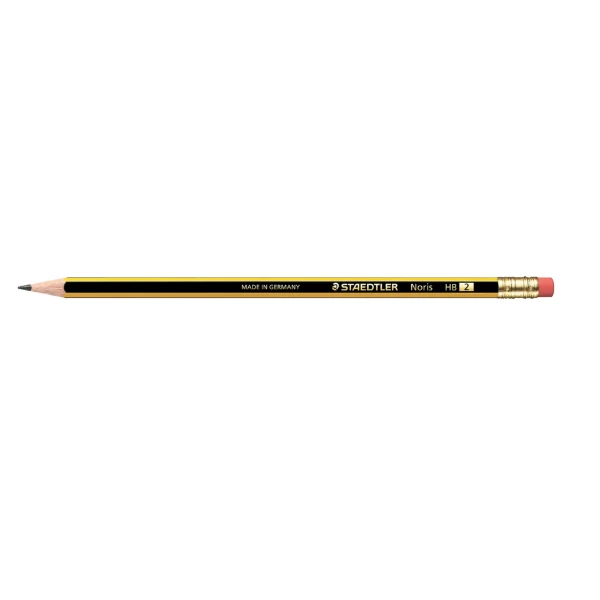 Bleistift Noris HB mit Radierer STAEDTLER 122-HB