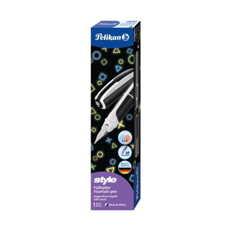 Füllhalter Style schwarz/weiß PELIKAN