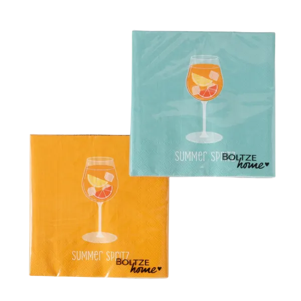 Motivserviette 20Stück Summer Spritz sortiert BOLTZE
