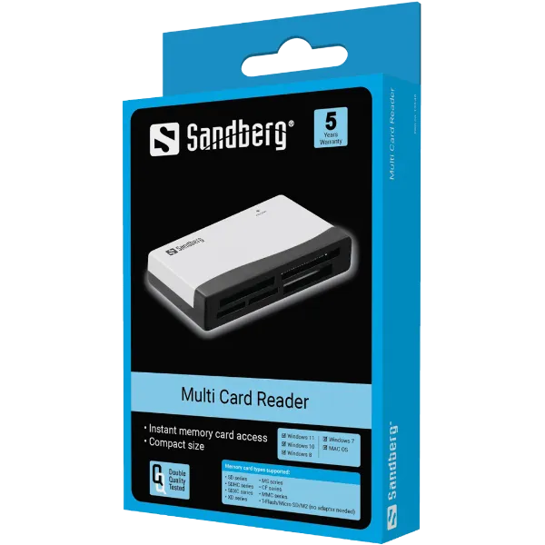 Multi Card Reader USB 2.0 SANDBERG