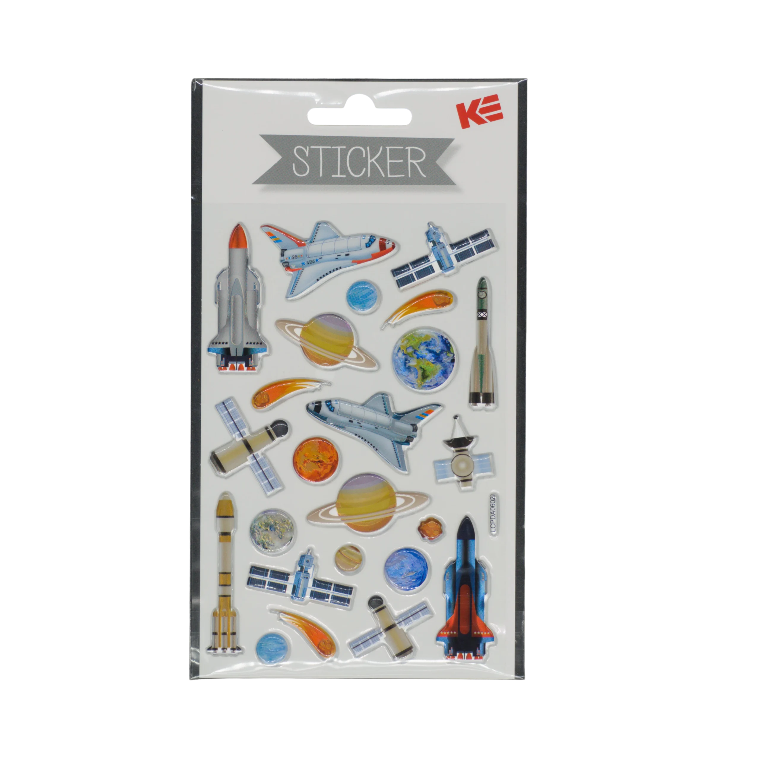 Sticker 3D Weltall