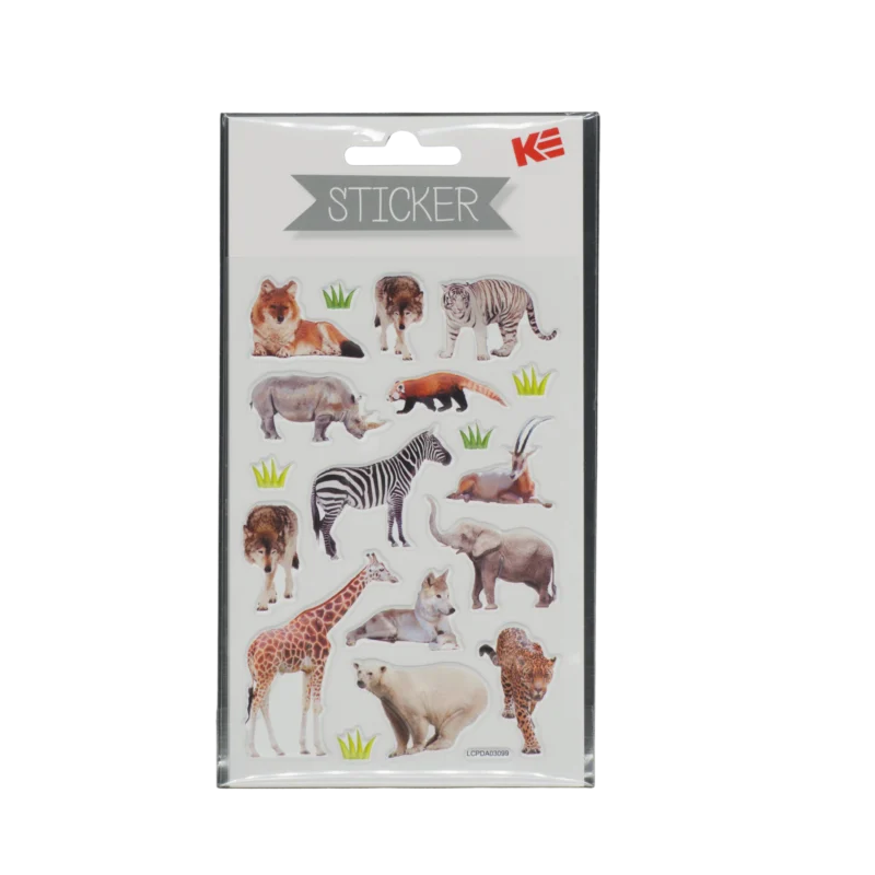 Sticker 3D Tiere