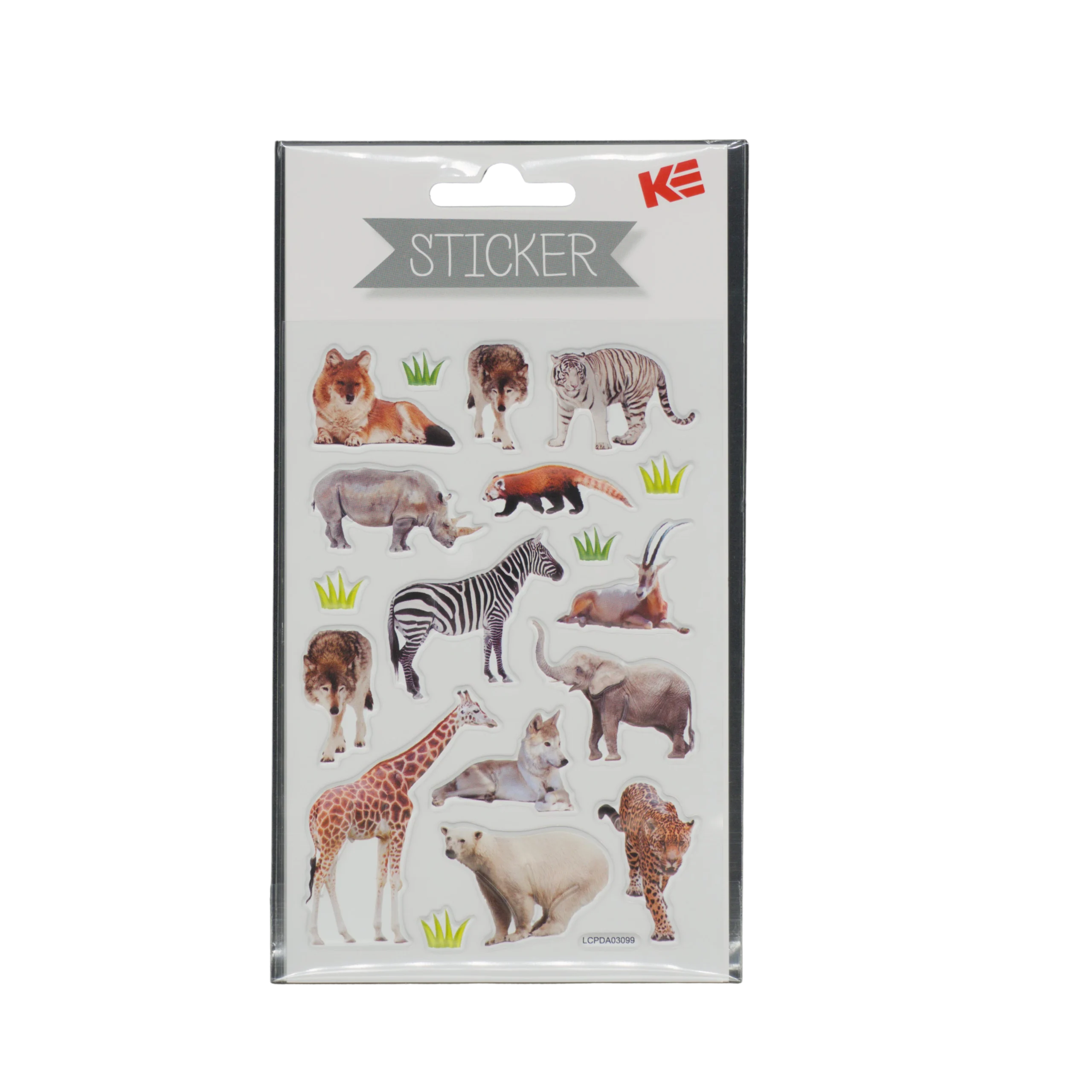 Sticker 3D Tiere