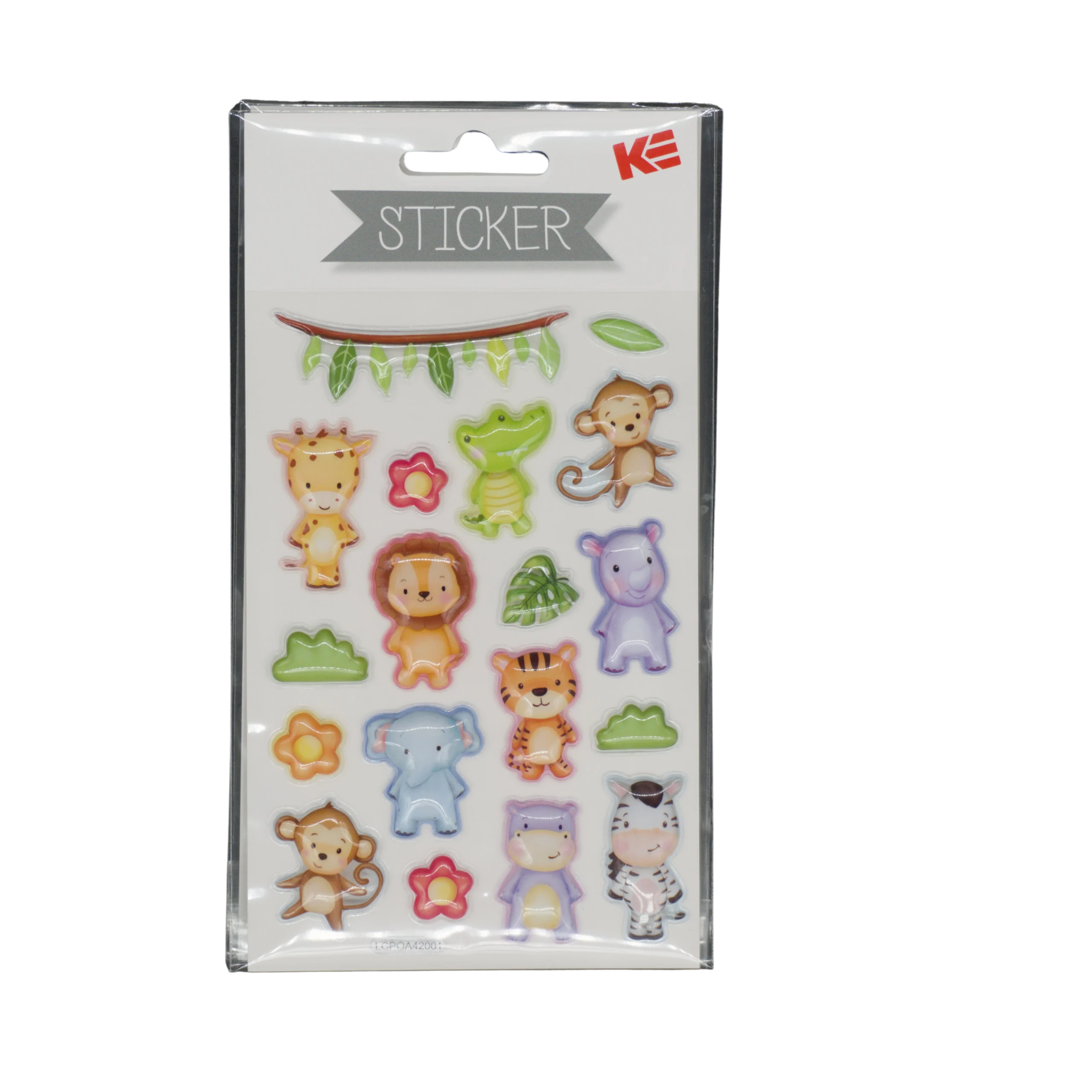 Sticker 3D Tierchen