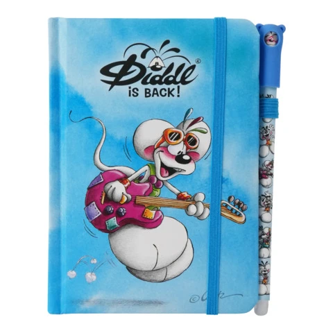 DIDDL Notizbuch mit Stift blau - WARIMEX