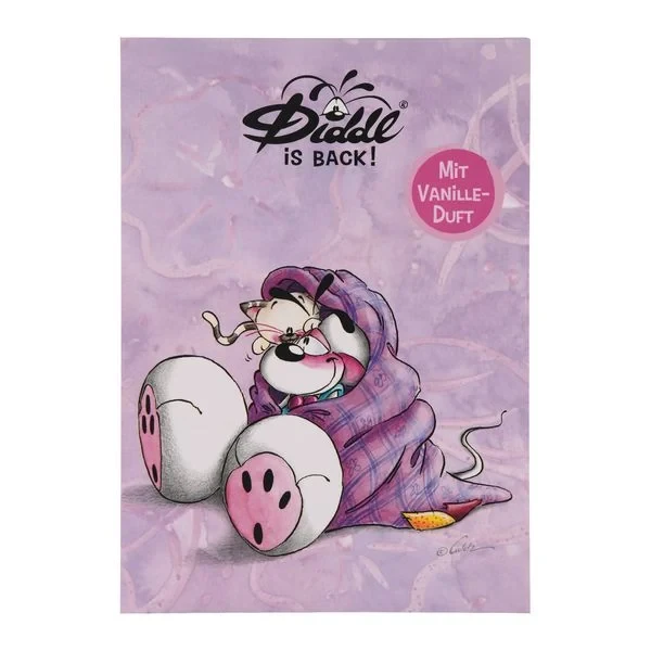 DIDDL Notizblock mit Duft lila A5