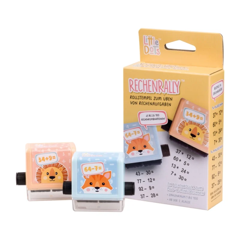 Rollstempel Rechenrally Plus und Minus TRODAT