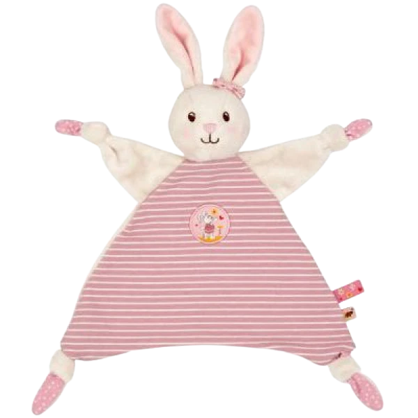 Schnuffeltuch Häschen rosa - Baby Glück