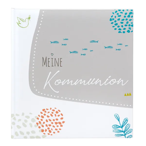 Erinnerungsalbum Meine Kommunion Bunt