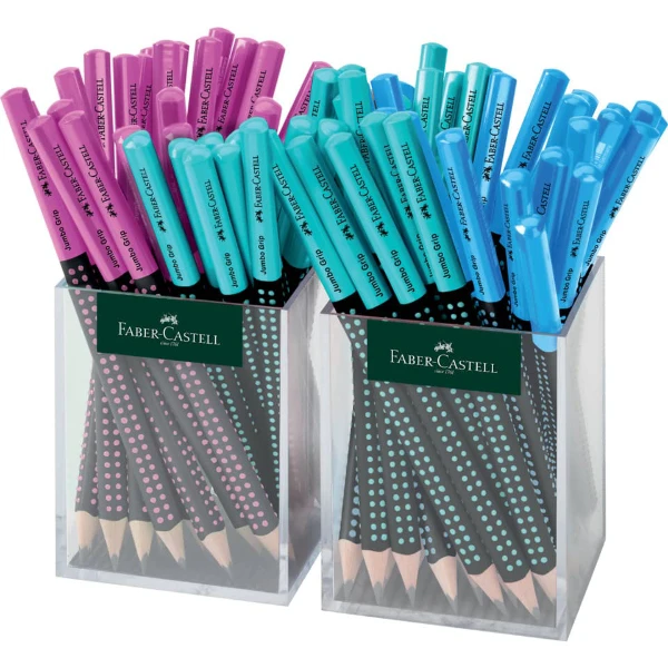 Schulbleistift Jumbo Grip HB Two Tone FABER CASTELL 511920 sortiert