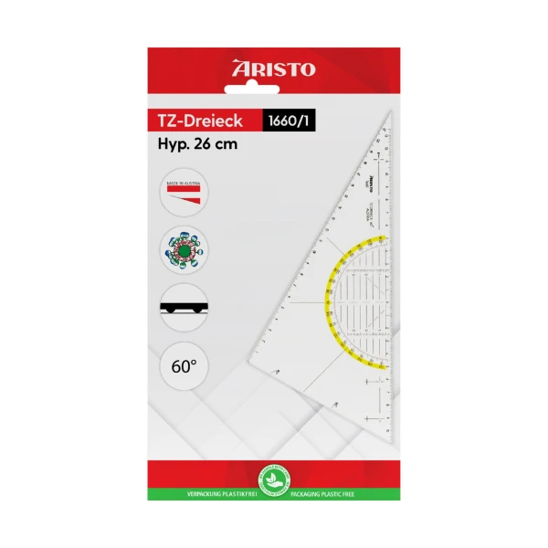 Tz-Dreieck 22,5 cm ohne Griff ARISTO 70-AR1660/1