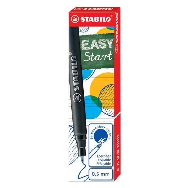 Ersatzpatrone 3ST 0,5mm blau STABILO 6890/041 löschbar