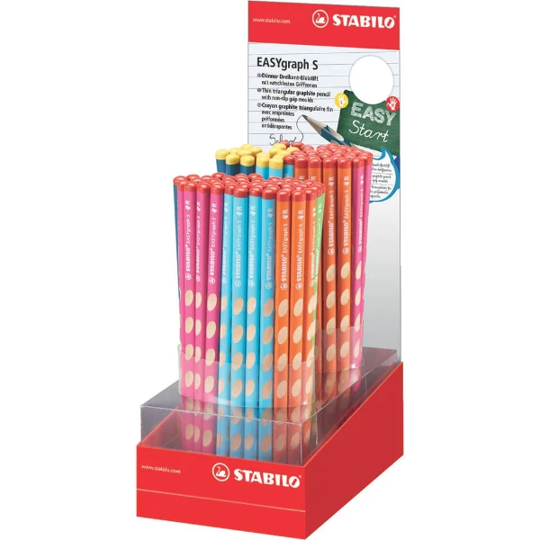 Bleistift EASYgraph S STABILO 327/90-HB sortiert
