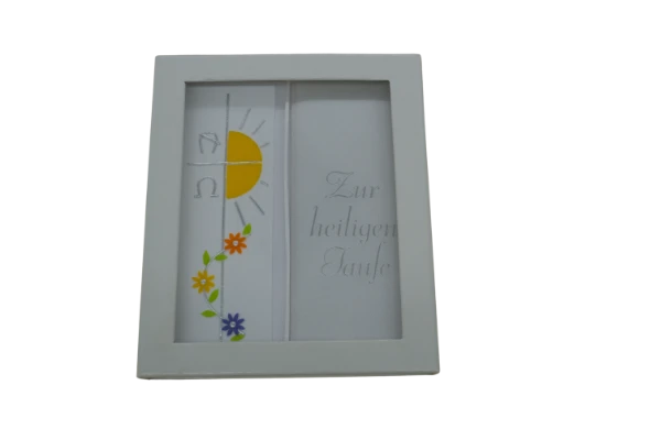 Taufbrief Blumen Bunt