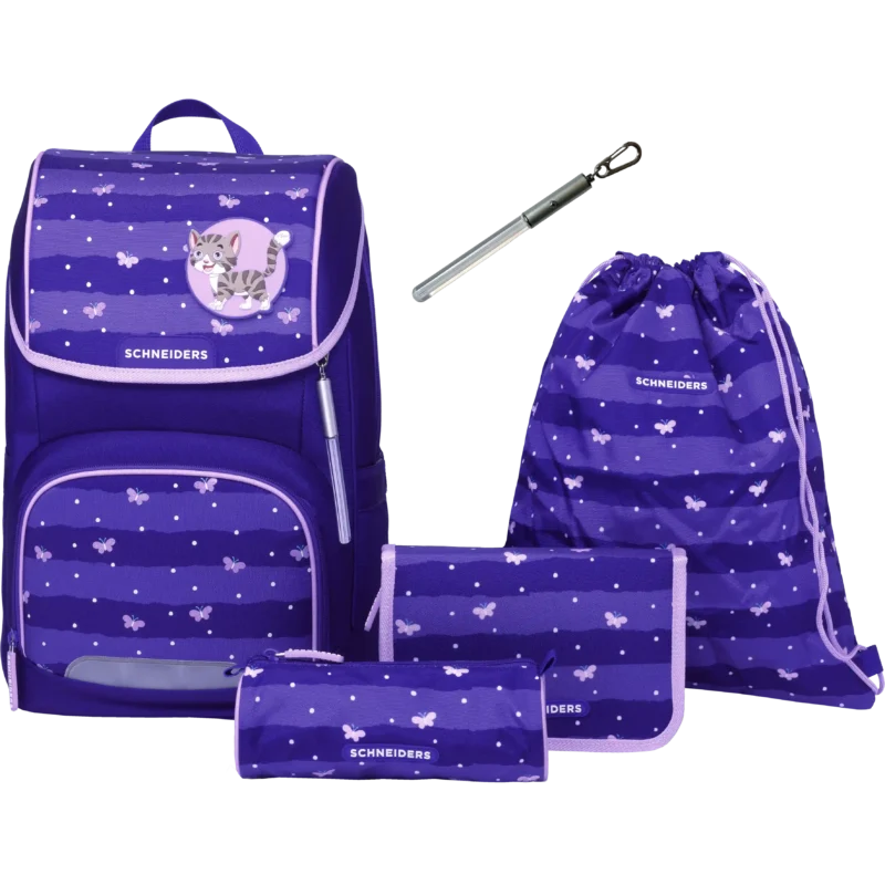 Schultaschenset Ergojet Blissy Butterfly lavendel SCHNEIDERS
