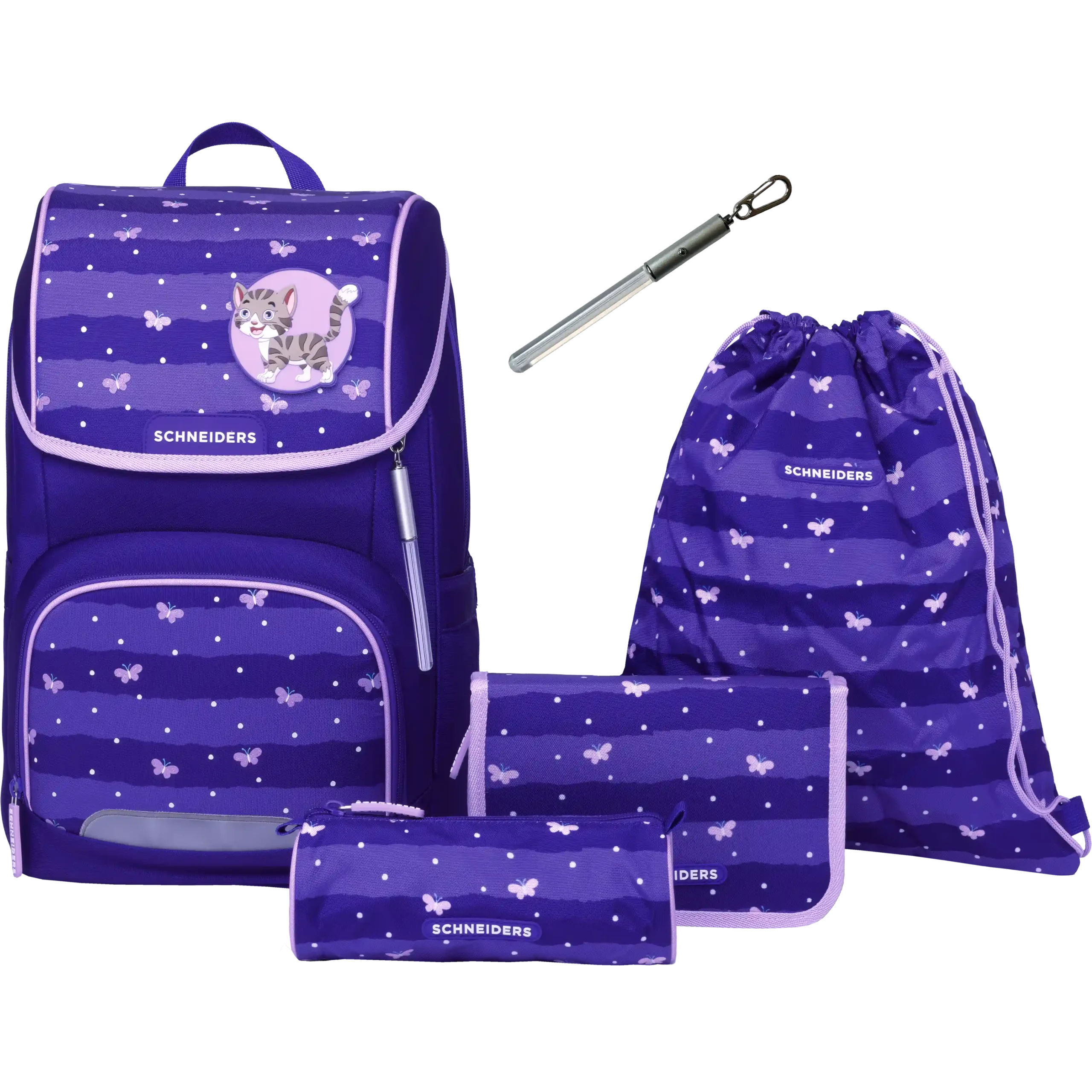Schultaschenset Ergojet Blissy Butterfly lavendel SCHNEIDERS