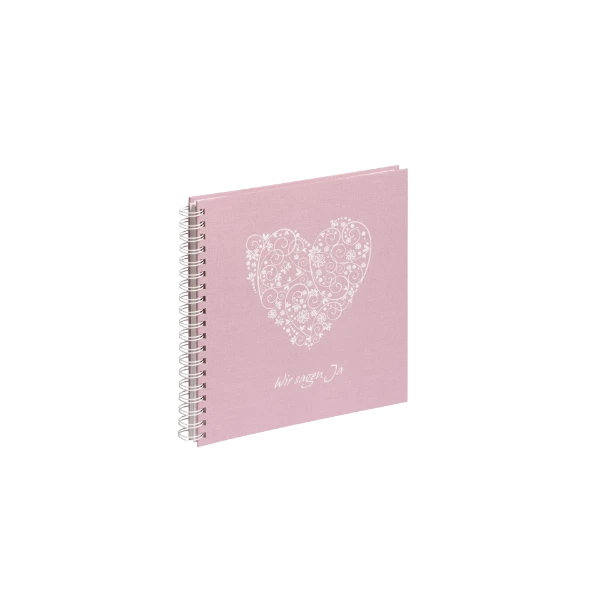 Fotospiralbuch PAGNA Hochzeit rosé