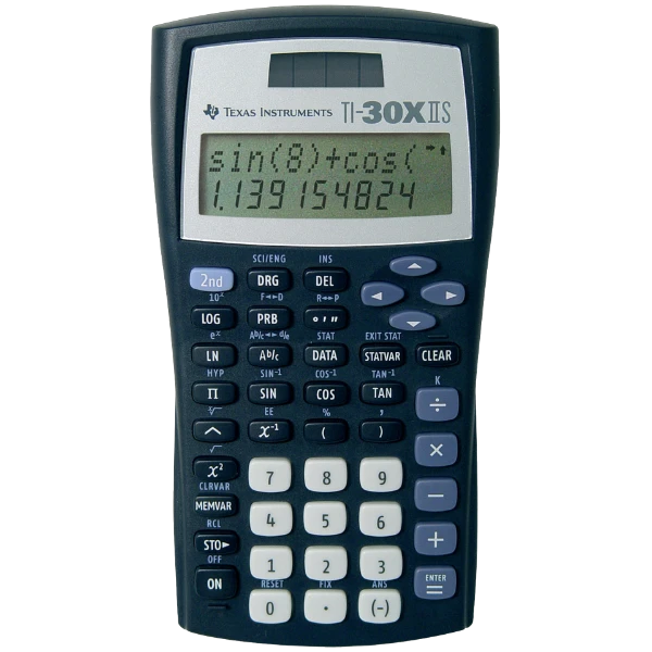 Schulrechner TEXAS 2-zeilig Solar 30XIIS/FC/2E5