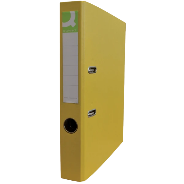 Ordner PP A4 5cm gelb 105136 Q-CONNECT KF01875